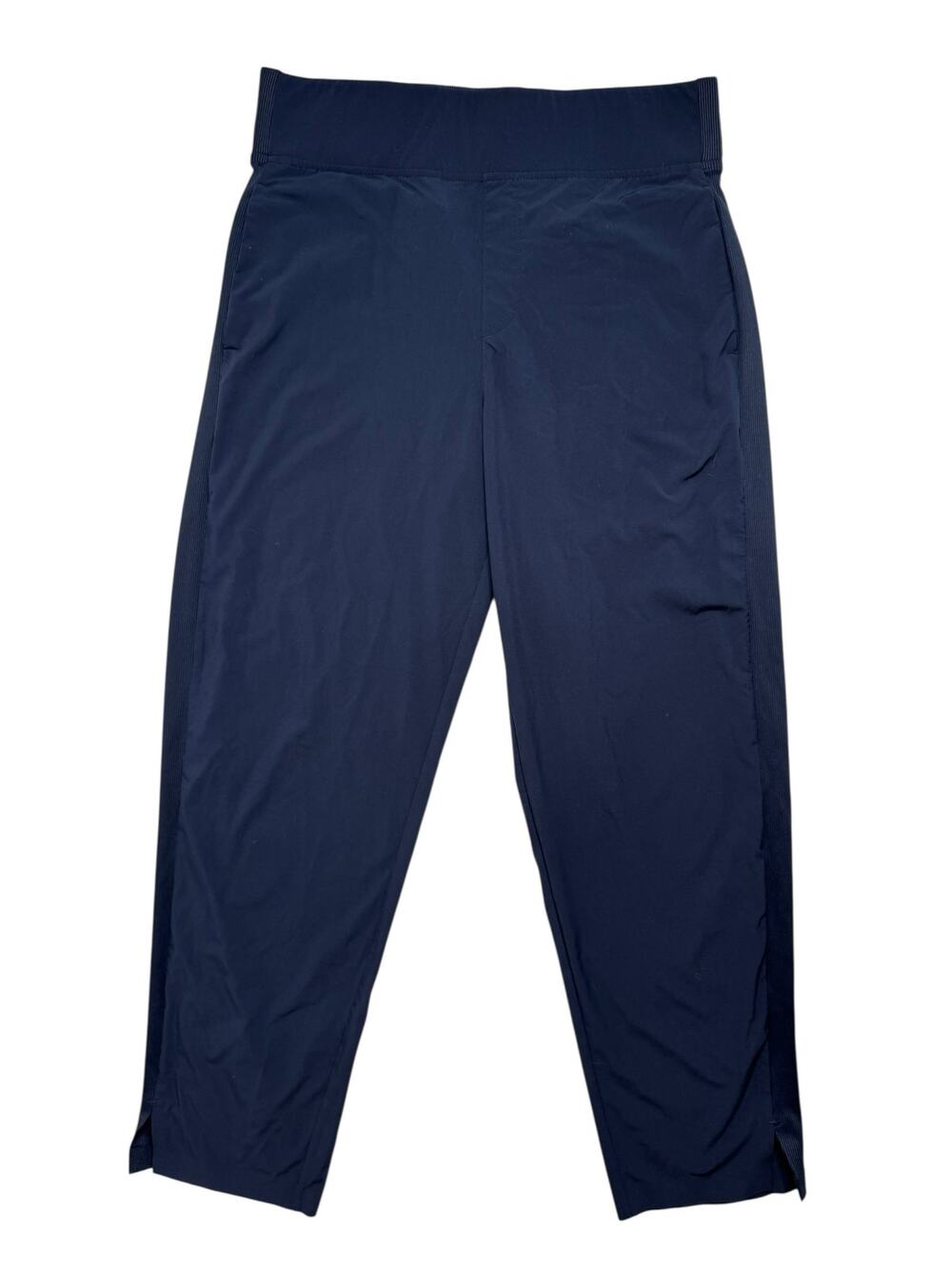 KIRKLAND SIGNATURE Ladies Pull On Ankle Travel Pant in Navy Blue Size Medium